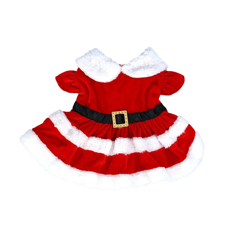 🎄 Encante neste Natal! 🐾 Vestidos e fantasias natalinas fofas e confortáveis para cães e gatinhos — tecido leve, toque macio e muito espírito festivo! 🎅✨❤️