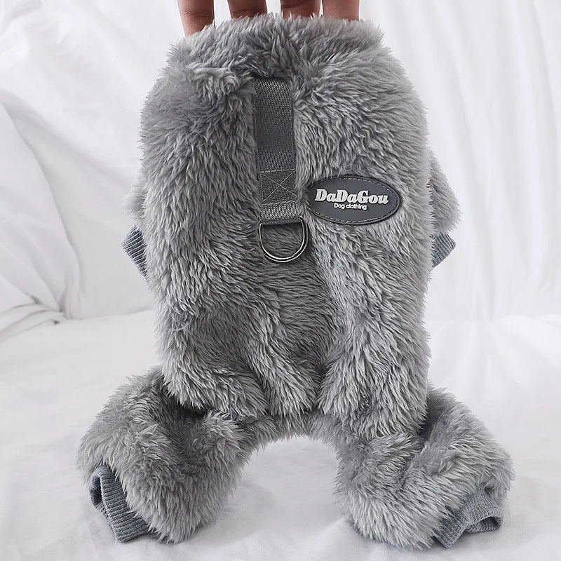 Roupas de inverno para cães e gatos de pequeno porte, como chihuahua e yorkshire, incluindo suéteres, pijamas de lã e outras peças confortáveis e quentinhas, indicadas tanto para machos quanto fêmeas.