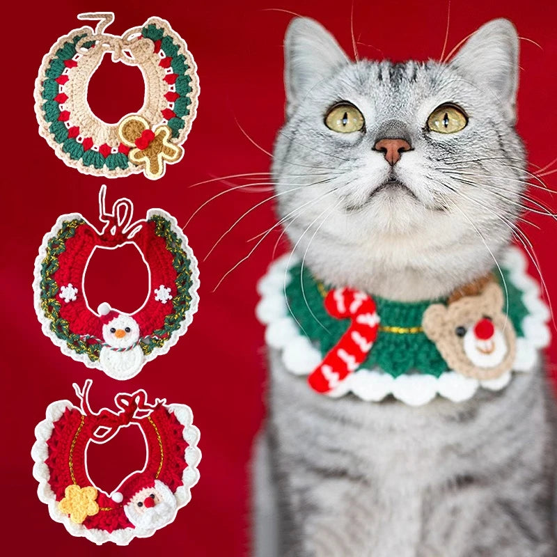 🎅✨ Deixe seu pet no clima do Natal! 🐾 Coleiras natalinas encantadoras para cães e gatinhos — confortáveis, seguras e cheias de charme para brilhar nas festas! 🎄❤️